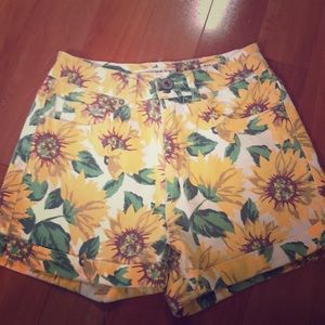 Pacsun Sunflower Mom Shorts